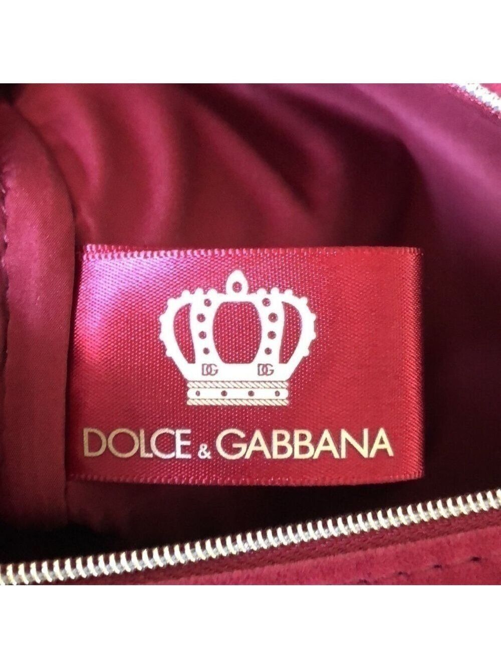 Dolce&Gabbana Beauty Velvet Pouch Makeup Bag Gift Authentic - Picture 9 of 15
